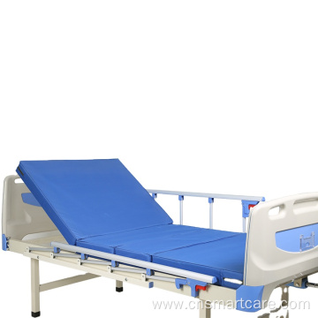 function manual hospital caregiver bed stainless steel